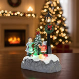 Anetka & Filip | Božićna svjetleća dekoracija uz drvce