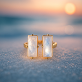 Martina | Zlatni prsten s mjesečevim kamenom