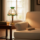 TULISSE | STAKLENA VITRAŽ LAMPA, RUČNO RAĐENI PROIZVOD