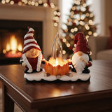 Jonás i Matěj vilenjak | Božićna svjetleća dekoracija pored vatre